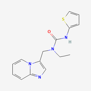 1-Ethyl-1-(imidazo[1,2-a]pyridin-3-ylmethyl)-3-(thiophen-2-yl)urea