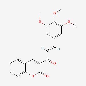 3-[(2E)-3-(3,4,5-trimethoxyphenyl)prop-2-enoyl]-2H-chromen-2-one