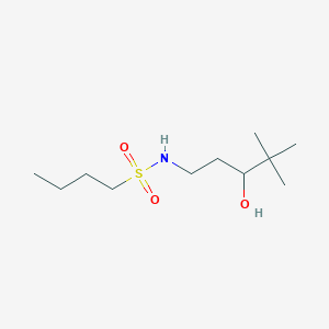N-(3-hydroxy-4,4-dimethylpentyl)butane-1-sulfonamide