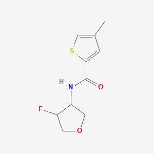 molecular formula C10H12FNO2S B2467167 N-(4-氟氧杂环氧乙烷-3-基)-4-甲硫代苯并噻吩-2-甲酰胺 CAS No. 2197992-55-3