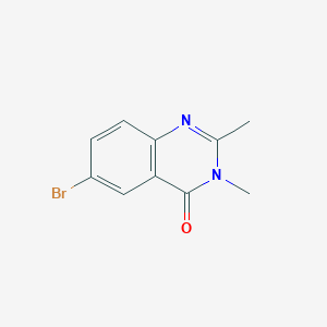 molecular formula C10H9BrN2O B2467172 6-Bromo-2,3-dimethylquinazolin-4-one CAS No. 221198-74-9