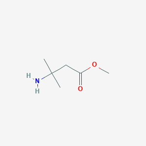 molecular formula C6H13NO2 B2467184 Methyl 3-amino-3-methylbutanoate CAS No. 29637-56-7