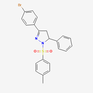3-(4-bromophenyl)-5-phenyl-1-tosyl-4,5-dihydro-1H-pyrazole