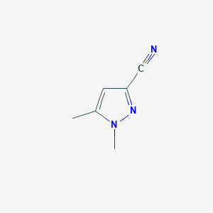 molecular formula C6H7N3 B2467242 1,5-Dimethyl-1H-pyrazole-3-carbonitrile CAS No. 54384-71-3