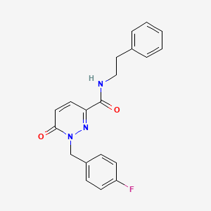 1-(4-fluorobenzyl)-6-oxo-N-phenethyl-1,6-dihydropyridazine-3-carboxamide