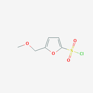 molecular formula C6H7ClO4S B2467277 5-(Methoxymethyl)furan-2-sulfonyl chloride CAS No. 2031260-79-2