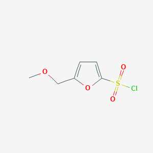 molecular formula C6H7ClO4S B2467277 5-(甲氧基甲基)呋喃-2-磺酰氯 CAS No. 2031260-79-2