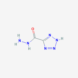molecular formula C2H4N6O B2467282 1H-1,2,3,4-四唑-5-甲酰肼 CAS No. 1524723-27-0