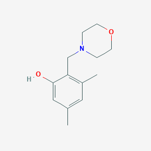 molecular formula C13H19NO2 B2467288 3,5-Dimethyl-2-(morpholinomethyl)benzenol CAS No. 14944-83-3