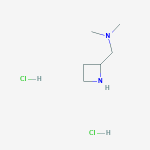 1-(Azetidin-2-yl)-N,N-dimethylmethanamine;dihydrochloride