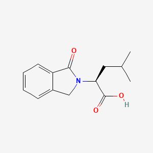 (S)-4-methyl-2-(1-oxoisoindolin-2-yl)pentanoic acid