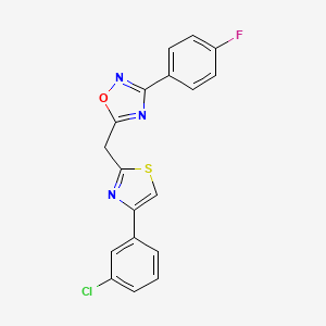 N-{2-methyl-3-[(4-{[(4-methylphenyl)sulfonyl]amino}piperidin-1-yl)carbonyl]phenyl}acetamide