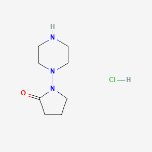 1-(Piperazin-1-yl)pyrrolidin-2-one hydrochloride