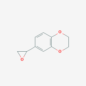 molecular formula C10H10O3 B2467501 6-(环氧-2-基)-2,3-二氢-1,4-苯并二氧杂环 CAS No. 389124-25-8