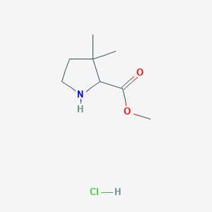 Methyl 3,3-dimethylpyrrolidine-2-carboxylate hydrochloride