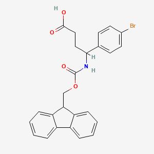 4-(4-Bromophenyl)-4-(9H-fluoren-9-ylmethoxycarbonylamino)butanoic acid