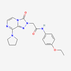 N-(4-ethoxyphenyl)-2-(3-oxo-8-pyrrolidin-1-yl[1,2,4]triazolo[4,3-a]pyrazin-2(3H)-yl)acetamide