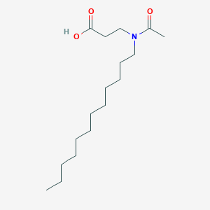 3-[Acetyl(dodecyl)amino]propanoic acid