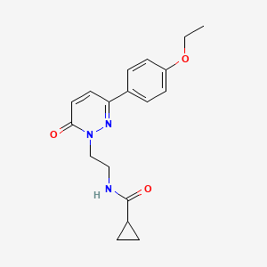 N-(2-(3-(4-ethoxyphenyl)-6-oxopyridazin-1(6H)-yl)ethyl)cyclopropanecarboxamide