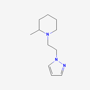 1-(2-(1H-pyrazol-1-yl)ethyl)-2-methylpiperidine