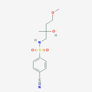 4-cyano-N-(2-hydroxy-4-methoxy-2-methylbutyl)benzenesulfonamide