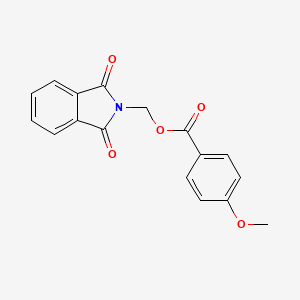 (1,3-Dioxoisoindolin-2-yl)methyl 4-methoxybenzoate