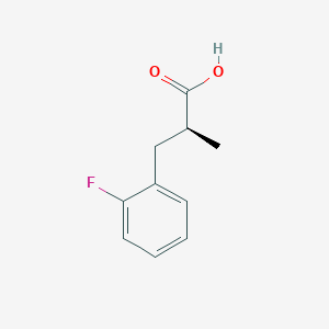 (2S)-3-(2-Fluorophenyl)-2-methylpropanoic acid