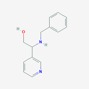 2-(Benzylamino)-2-pyridin-3-ylethanol