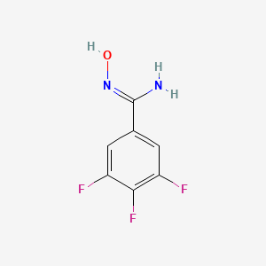 molecular formula C7H5F3N2O B2467683 3,4,5-Trifluorobenzamidoxime CAS No. 885954-61-0