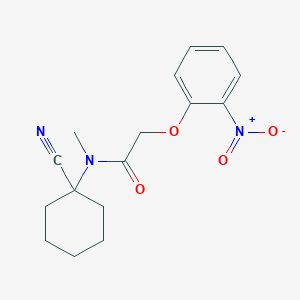 N-(1-cyanocyclohexyl)-N-methyl-2-(2-nitrophenoxy)acetamide