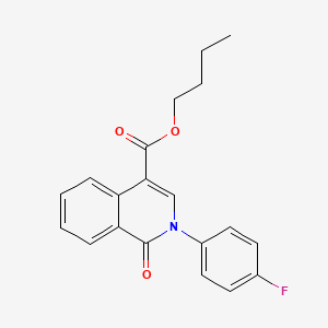 molecular formula C20H18FNO3 B2467719 6-(4-乙基哌嗪-1-基)-3-{2-[3-(4-氟苯基)-1,2,4-恶二唑-5-基]乙基}[1,2,4]三唑并[4,3-b]哒嗪 CAS No. 1029776-51-9