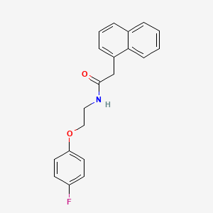 N-(2-(4-fluorophenoxy)ethyl)-2-(naphthalen-1-yl)acetamide