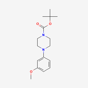 molecular formula C16H24N2O3 B2467764 Tert-butyl 4-(3-methoxyphenyl)piperazine-1-carboxylate CAS No. 507263-18-5