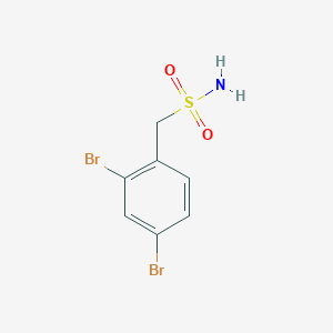 molecular formula C7H7Br2NO2S B2467810 (2,4-Dibromophenyl)methanesulfonamide CAS No. 1702659-62-8