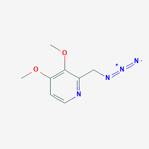 molecular formula C8H10N4O2 B2467829 2-(Azidomethyl)-3,4-dimethoxypyridine CAS No. 1695398-36-7