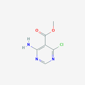 molecular formula C6H6ClN3O2 B2467954 Methyl 4-amino-6-chloropyrimidine-5-carboxylate CAS No. 2091735-99-6