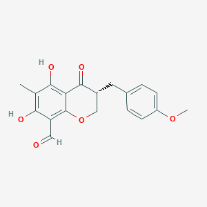 molecular formula C19H18O6 B2468012 8-Formyl ophiopogonanone B CAS No. 1316224-76-6