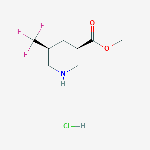 Methyl (3R,5S)-rel-5-(trifluoromethyl)piperidine-3-carboxylate HCl
