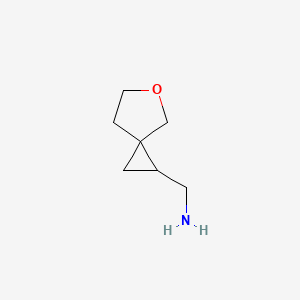 molecular formula C7H13NO B2468043 5-Oxaspiro[2.4]heptan-1-ylmethanamine CAS No. 1536988-52-9