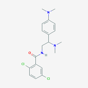 molecular formula C19H23Cl2N3O B2468044 2,5-二氯-N-[2-(二甲氨基)-2-[4-(二甲氨基)苯基]乙基]苯甲酰胺 CAS No. 941949-20-8