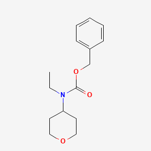 molecular formula C15H21NO3 B2468065 Benzyl ethyl(tetrahydro-2H-pyran-4-yl)carbamate CAS No. 1823231-98-6