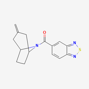 5-{3-Methylidene-8-azabicyclo[3.2.1]octane-8-carbonyl}-2,1,3-benzothiadiazole