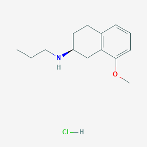 molecular formula C14H22ClNO B2468090 (S)-8-methoxy-N-propyl-2-aminotetraline hydrochloride CAS No. 78095-35-9