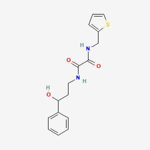 N1-(3-hydroxy-3-phenylpropyl)-N2-(thiophen-2-ylmethyl)oxalamide