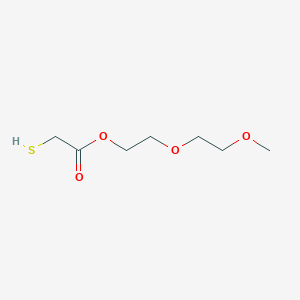 molecular formula C7H14O4S B2468105 2-(2-甲氧基乙氧基)乙基 2-硫代乙酸酯 CAS No. 872492-20-1