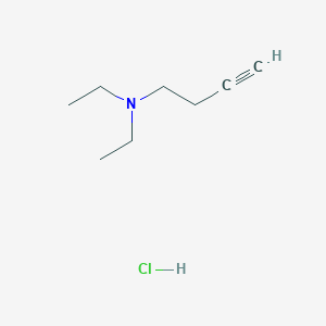 molecular formula C8H16ClN B2468107 Chlorhydrate de (but-3-yn-1-yl)diéthylamine CAS No. 2193065-61-9