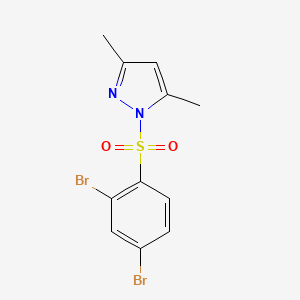 1-(2,4-dibromobenzenesulfonyl)-3,5-dimethyl-1H-pyrazole