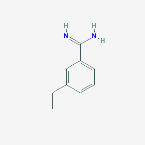 molecular formula C9H12N2 B2468111 3-Ethylbenzenecarboximidamide CAS No. 1378459-44-9