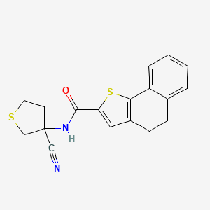 N-(3-cyanothiolan-3-yl)-4H,5H-naphtho[1,2-b]thiophene-2-carboxamide