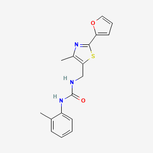 1-((2-(Furan-2-yl)-4-methylthiazol-5-yl)methyl)-3-(o-tolyl)urea